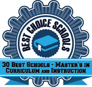 30 Best Schools - Master's in Curriculum and Instruction
