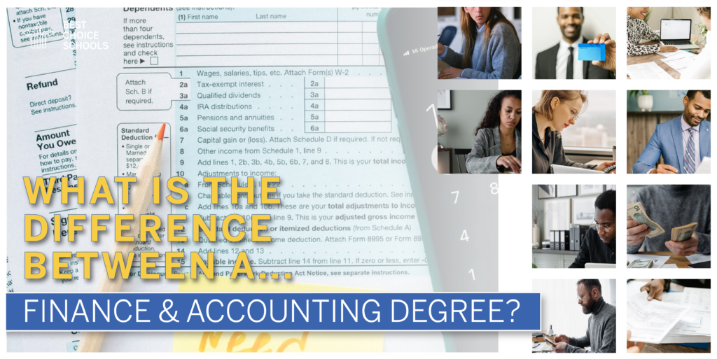 difference finance and accounting